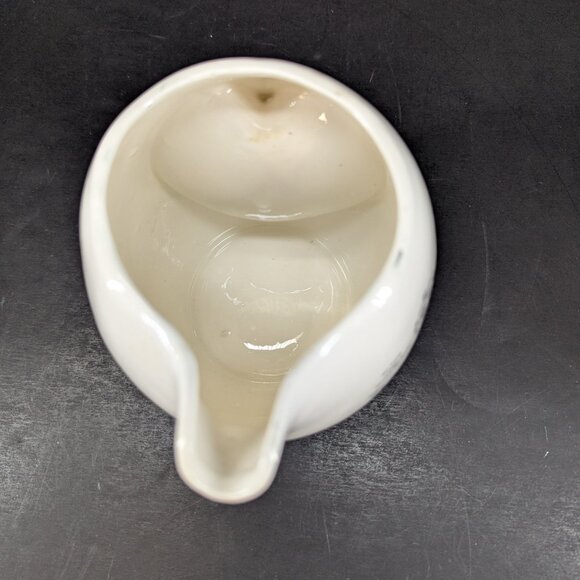 Vntg White Label Dewars Finest Scotch Whisky White Advertising Pub Jug Water Jug - Picture 5 of 6